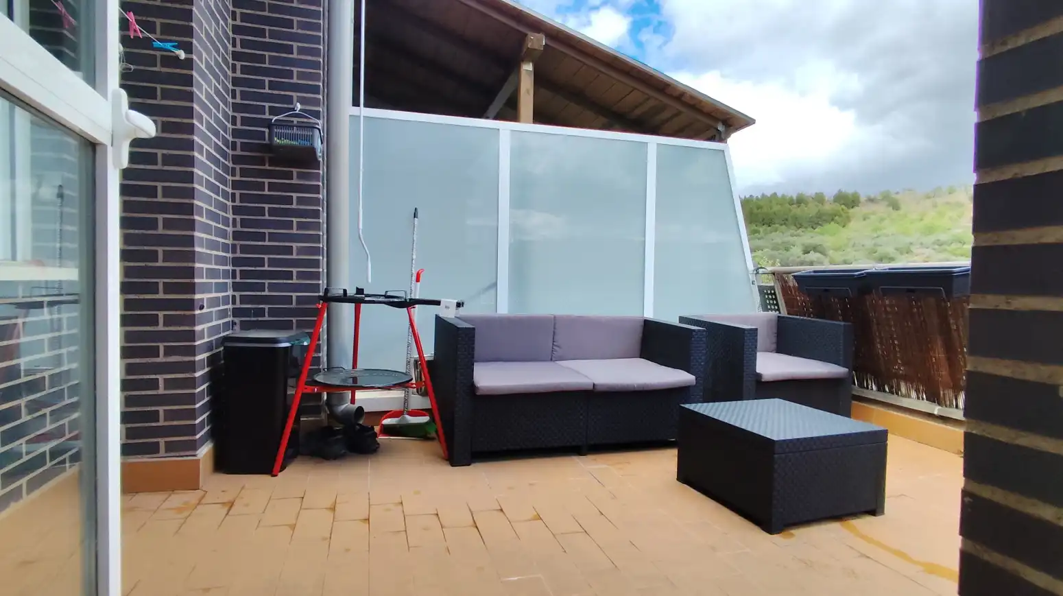 Terrasse von Wohnung zur Miete in Villamediana de Iregua mit Heizung, Parkett und Terrasse