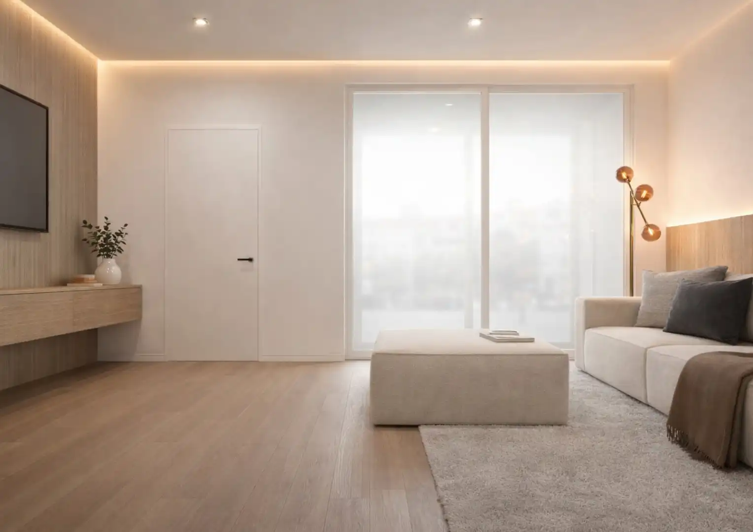 Sala de estar de Piso en venta en Terrassa con Aire acondicionado, Calefacción y Trastero