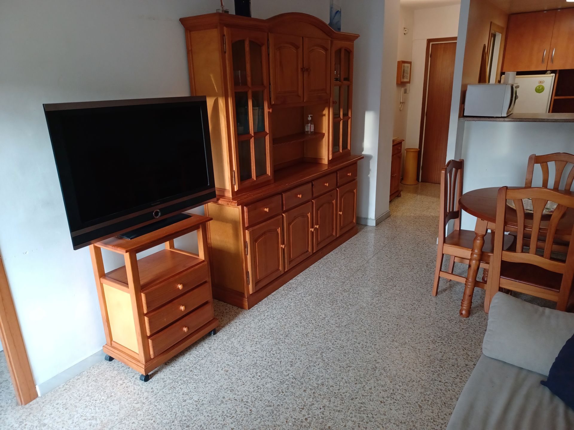 Sala d'estar de Apartament en venda en Figueres amb Aire condicionat, Calefacció i Terrassa