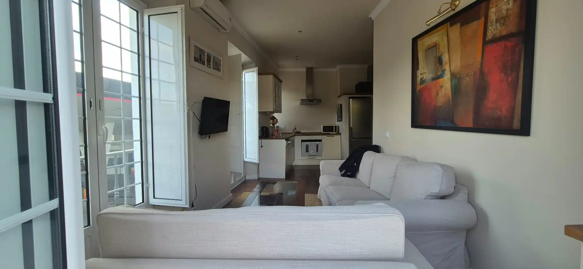 Sala d'estar de Apartament de lloguer en Casco Antiguo