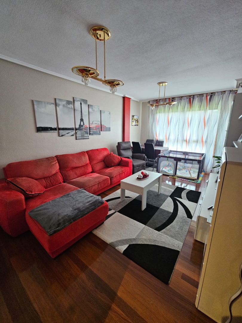 Living room of Flat for sale in Solórzano  with Heating, Parquet flooring and Terrace