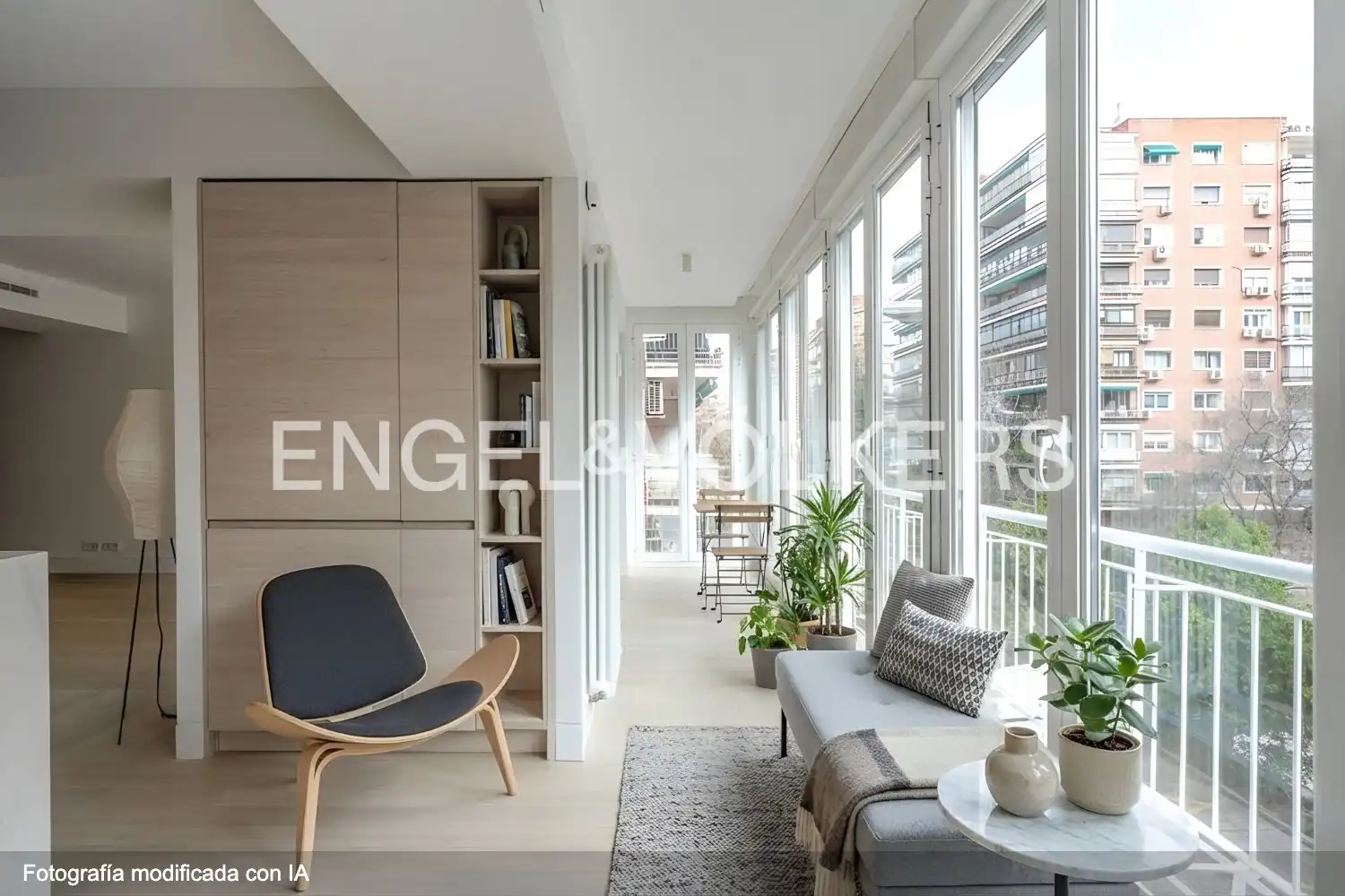 Terrasse von Wohnung zum Verkauf in Madrid mit Klimaanlage, Heizung und Abstellraum