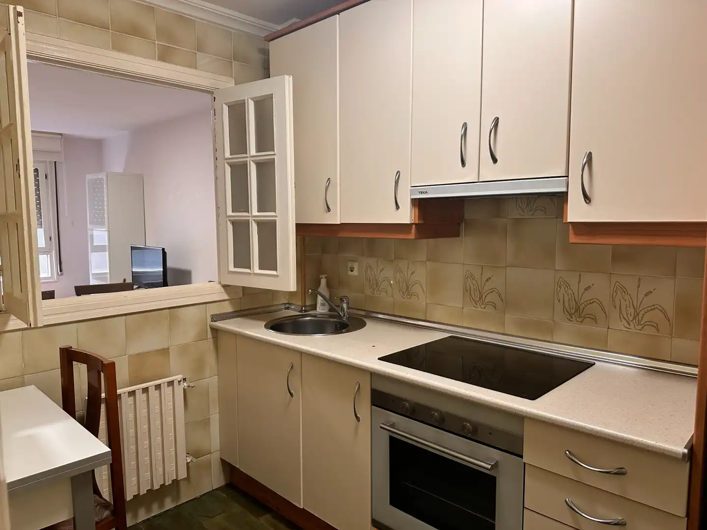 Cocina de Apartamento de alquiler en Santander con Calefacción, Parquet y Amueblado