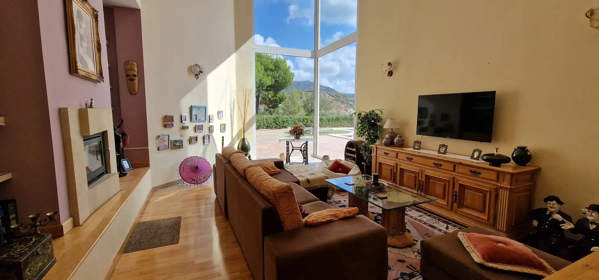 Wohnzimmer von Haus oder Chalet zum Verkauf in Totana mit Heizung, Privatgarten und Terrasse