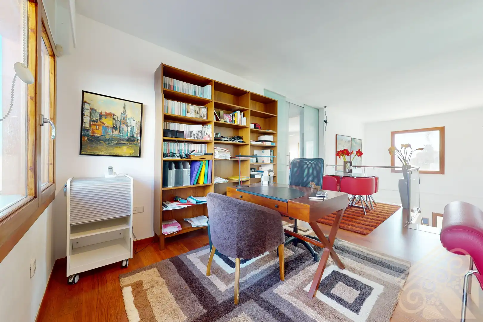 Sala de estar de Casa o chalet en venta en Mojácar con Aire acondicionado, Jardín privado y Parquet