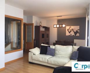 Living room of Flat to rent in Noáin (Valle de Elorz) / Noain (Elortzibar)  with Air Conditioner, Heating and Parquet flooring