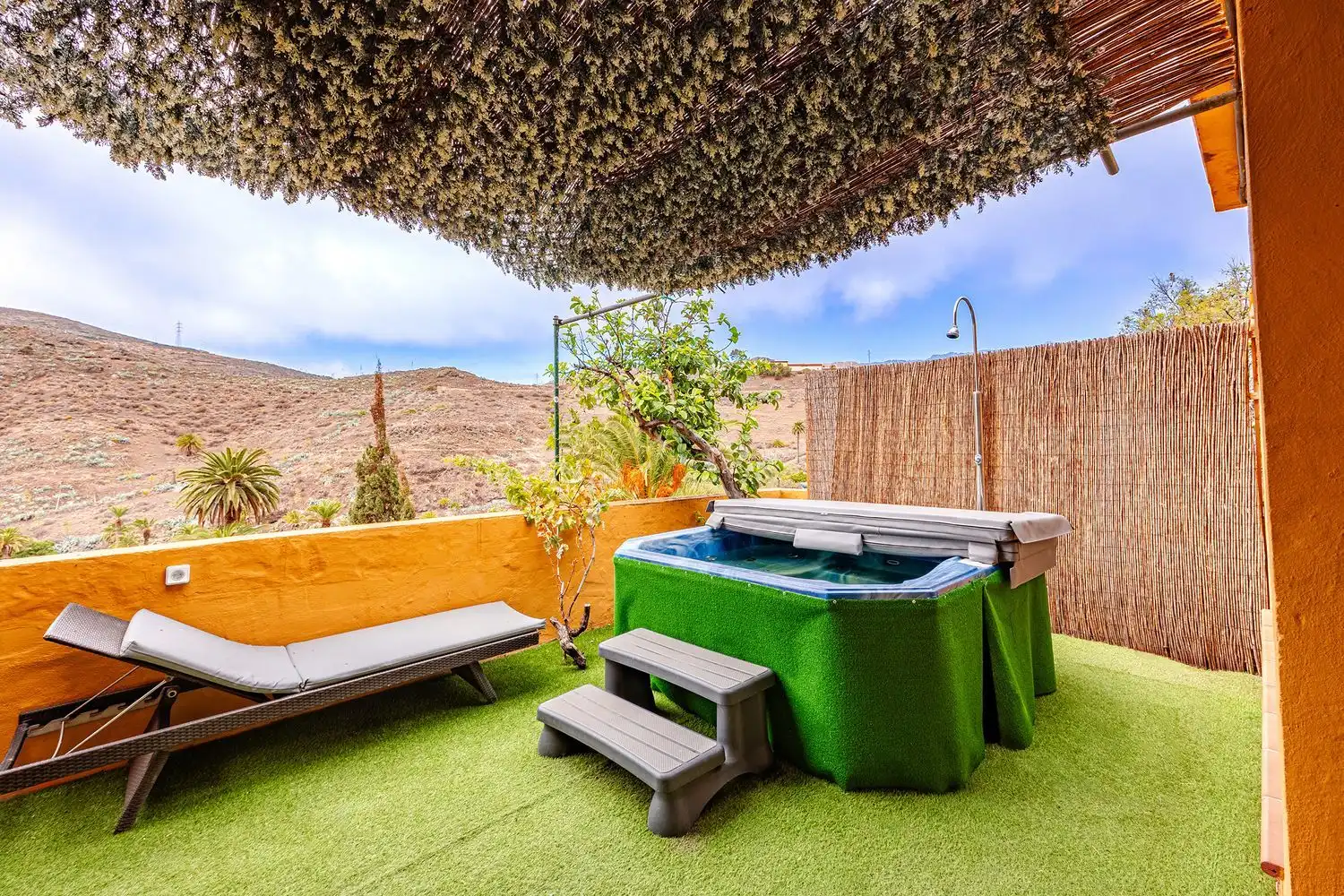 Terraza de Casa o chalet en venta en Telde con Jardín privado, Terraza y Piscina