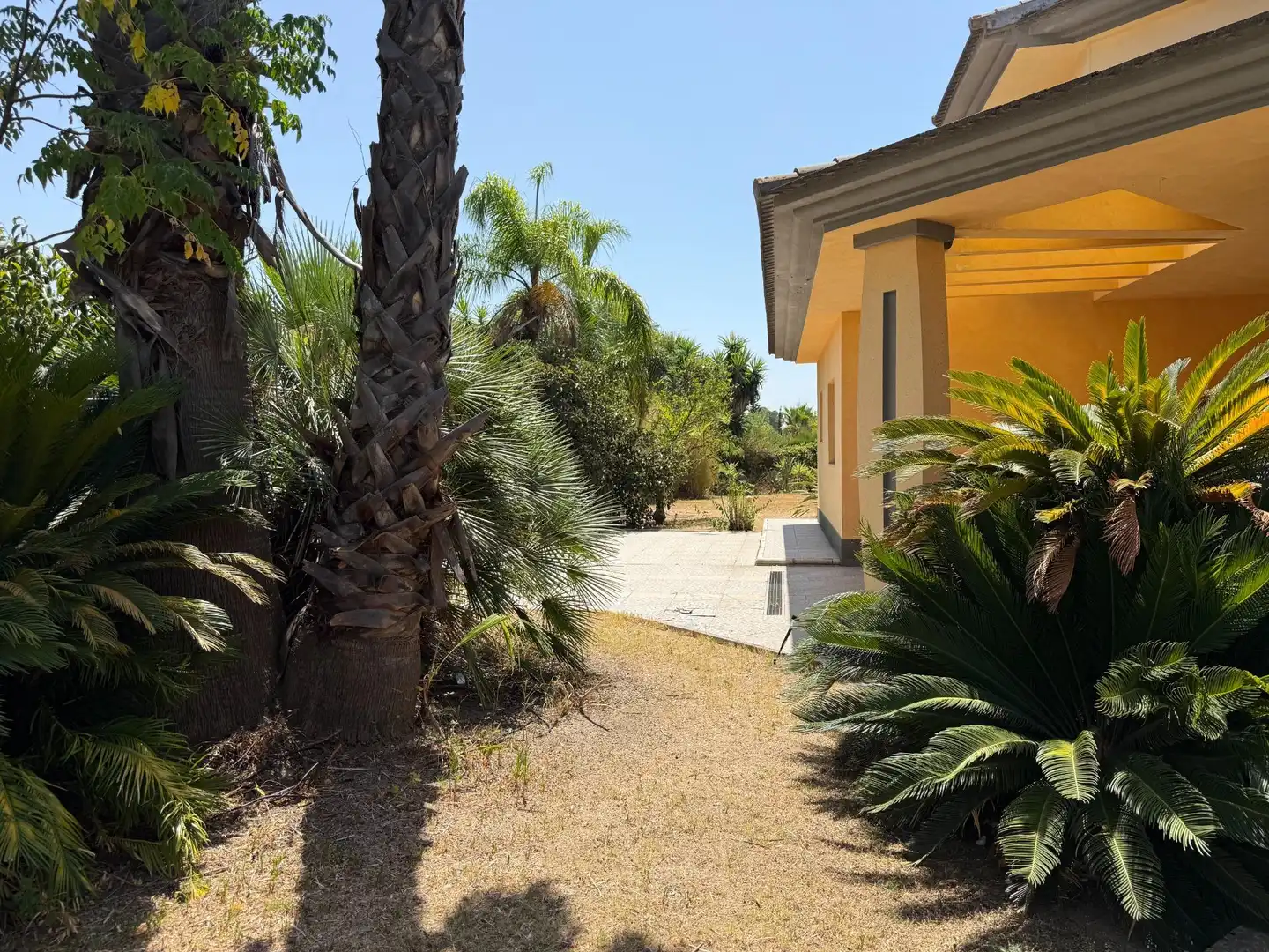 Vista exterior de Casa o chalet en venta en Gelves con Aire acondicionado, Jardín privado y Terraza