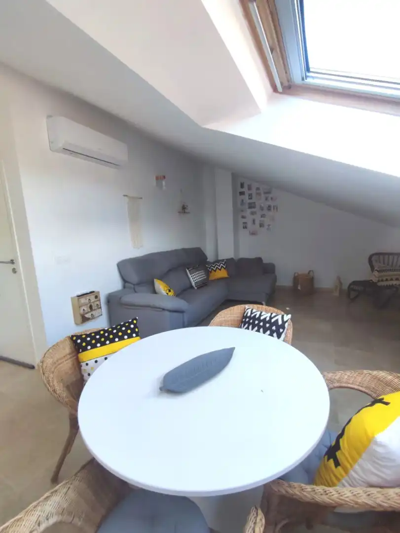 Living room of Attic for sale in Alcalá de Guadaira  with Air Conditioner, Terrace and Storage room