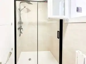 Badezimmer von Wohnung zur untervermieten in Móstoles mit Heizung, Möbliert und Ofen