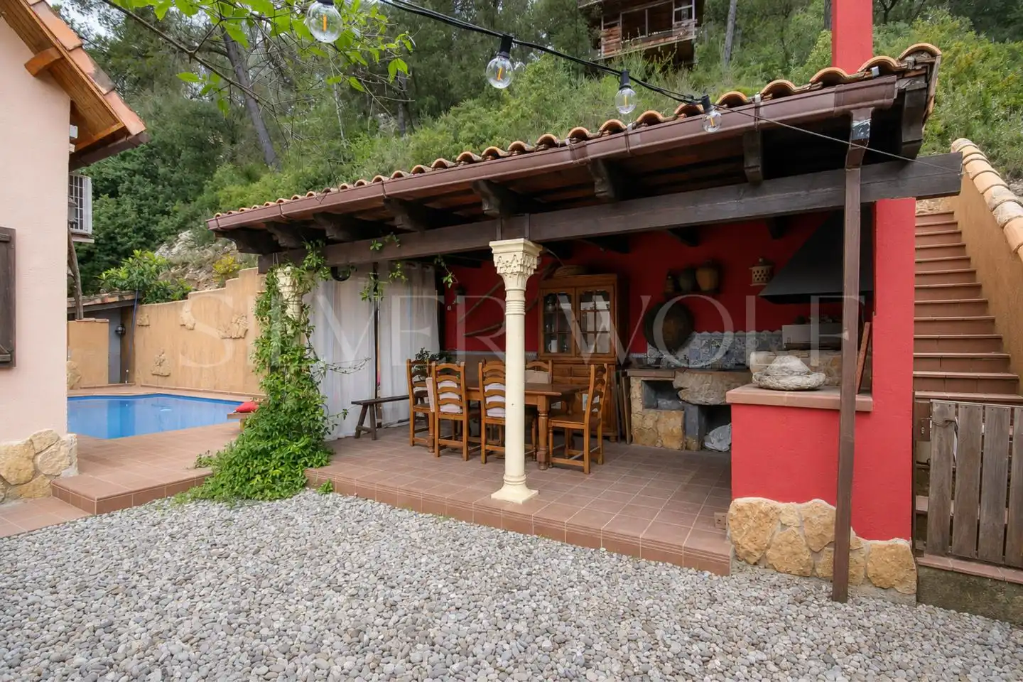 Terraza de Casa o chalet en venta en Vallirana con Aire acondicionado, Calefacción y Jardín privado