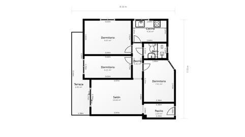 Foto 3 de Apartamento de alquiler en Reyes Católicos, Madrid