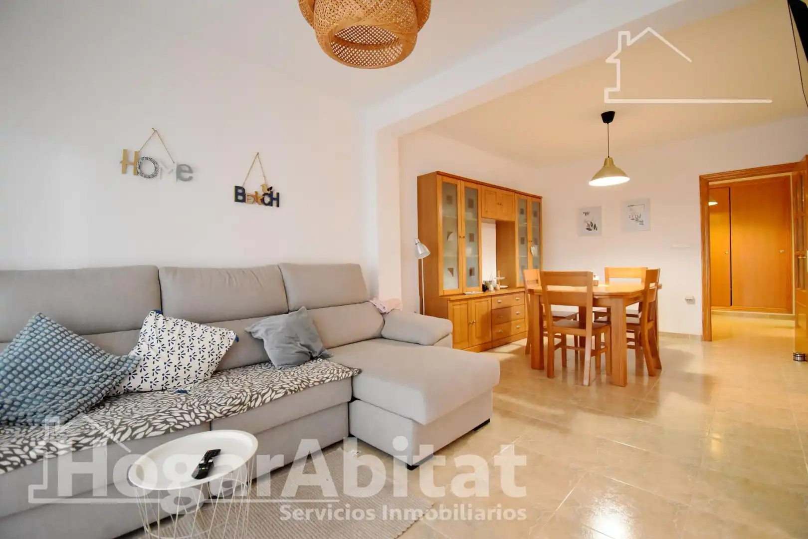 Sala d'estar de Pis en venda en Cullera amb Terrassa, Moblat i Balcó