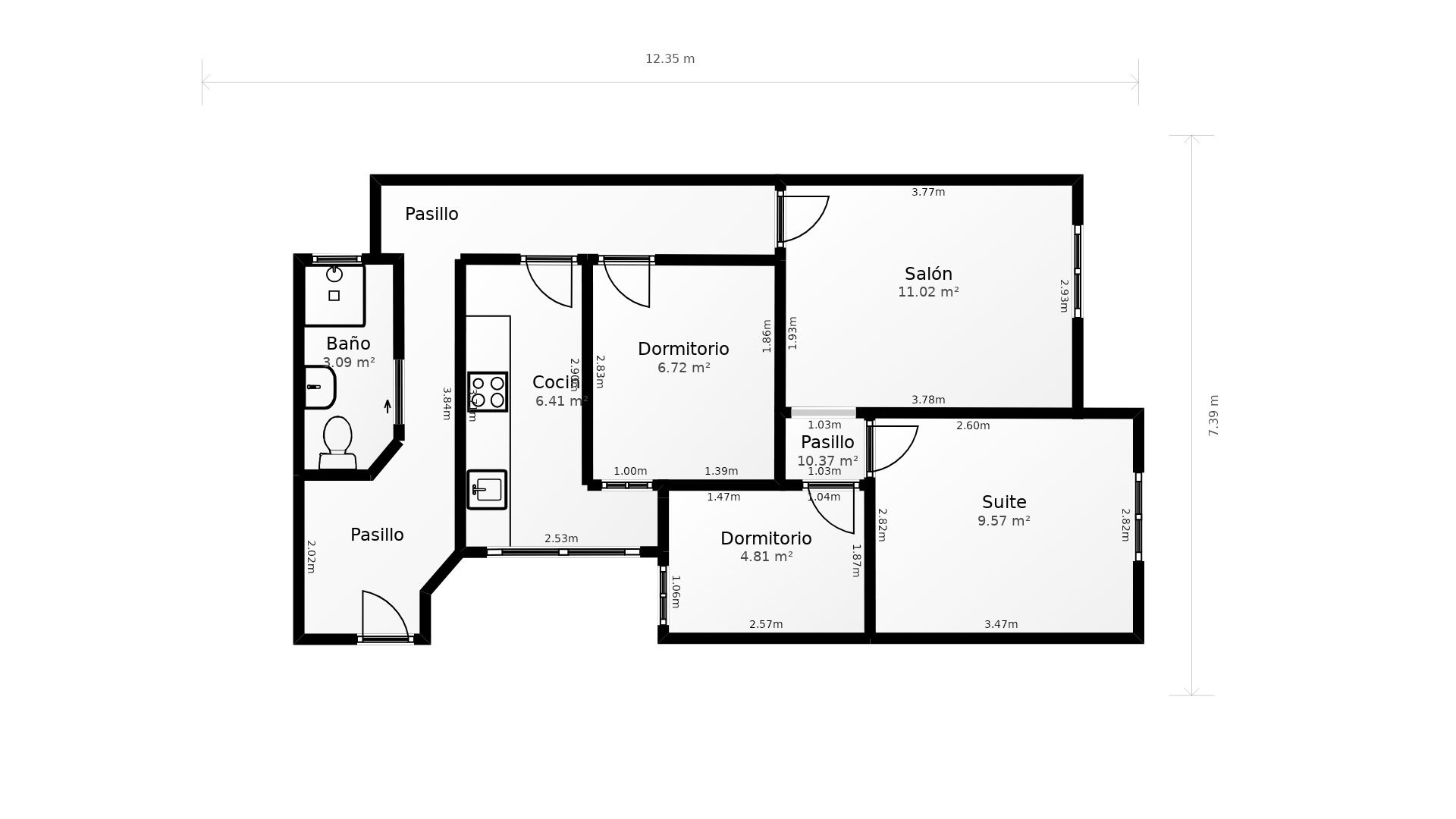 Piso de alquiler en L'Hospitalet de Llobregat con Horno y Se aceptan mascotas