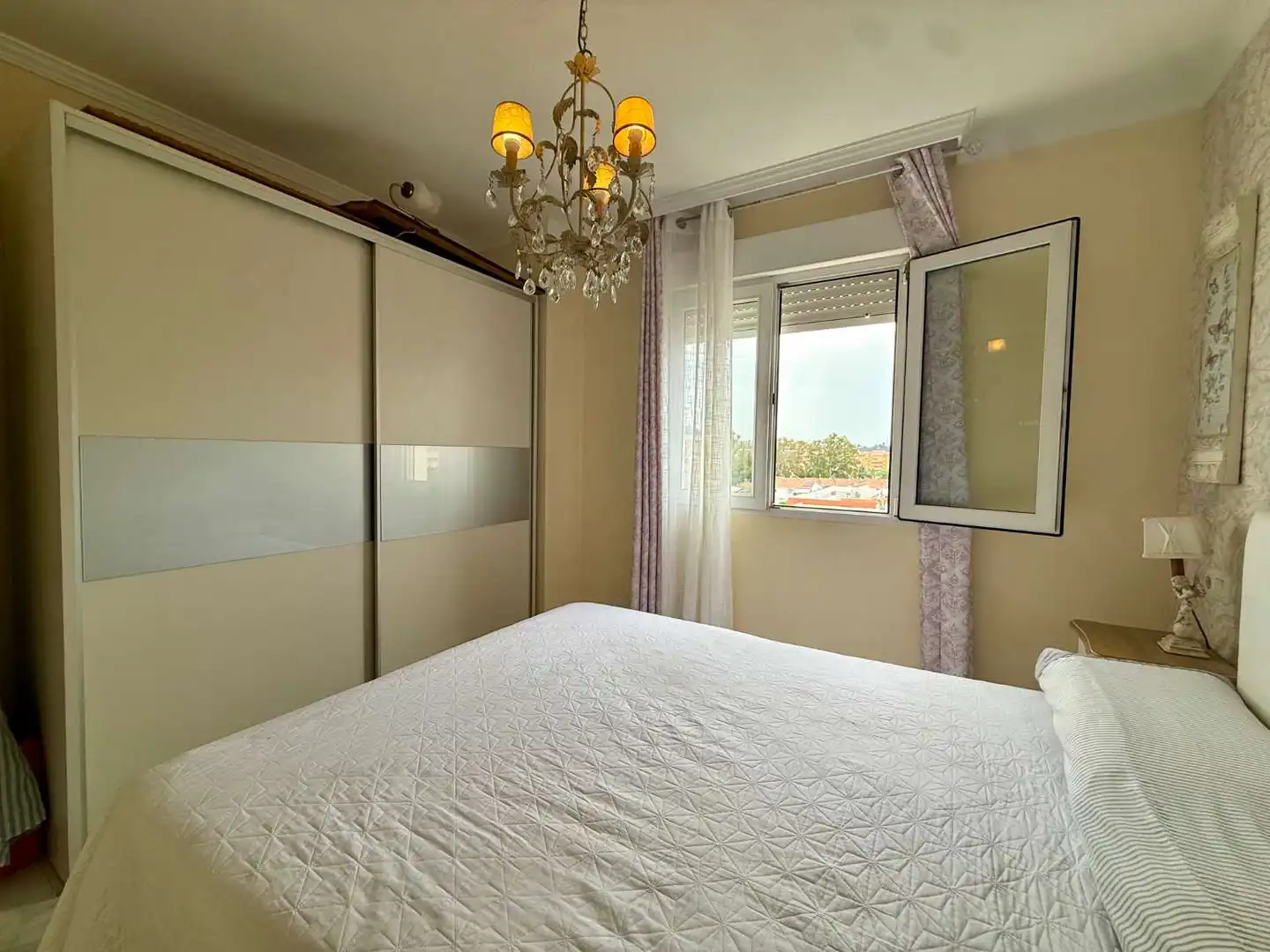 Schlafzimmer von Wohnung zur Miete in Algarrobo mit Terrasse