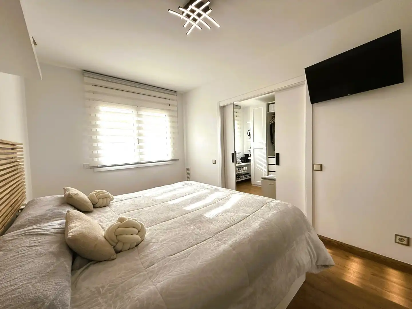 Bedroom of Duplexes for sale in Palau-solità i Plegamans  with Air Conditioner, Heating and Parquet flooring