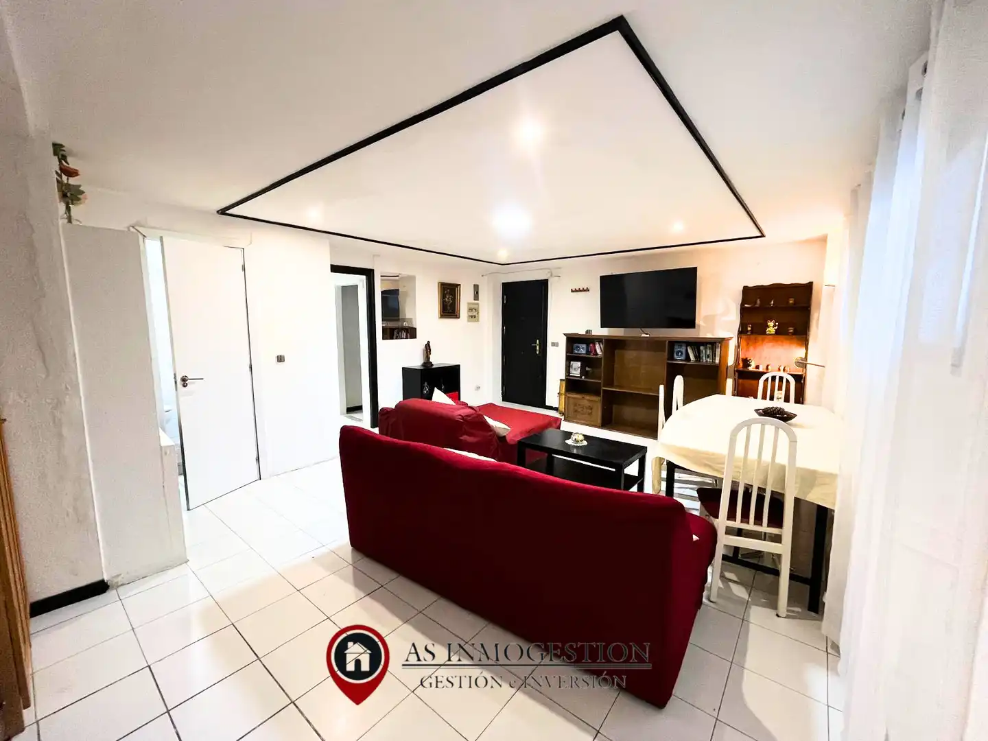 Living room of Flat for rent in Madrid  with Air Conditioner, Furnished and Oven
