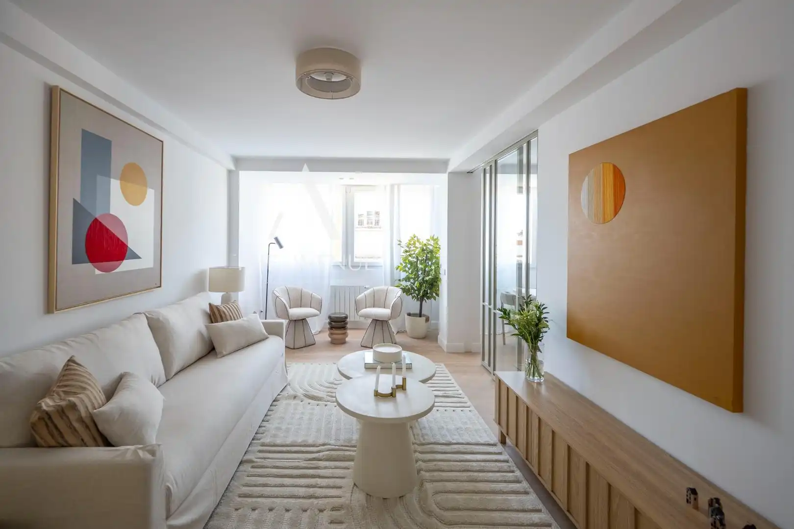 Sala de estar de Piso en venta en Madrid con Aire acondicionado, Calefacción y Amueblado