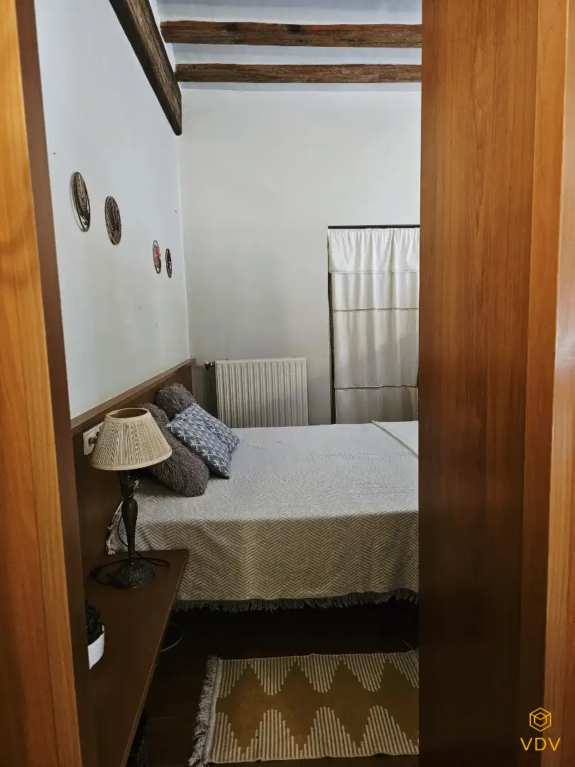 Bedroom of Apartments for sale in  Pamplona / Iruña  with Heating, Parquet flooring and Furnished