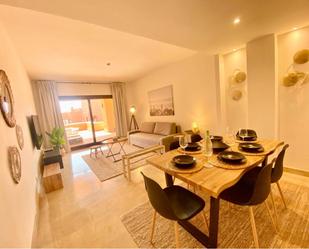 Living room of Apartment to rent in Manilva  with Air Conditioner, Heating and Private garden