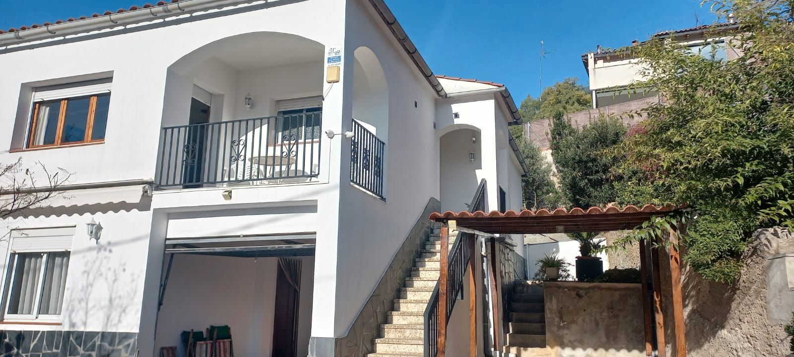Exterior view of House or chalet for sale in Cervelló  with Heating, Private garden and Terrace