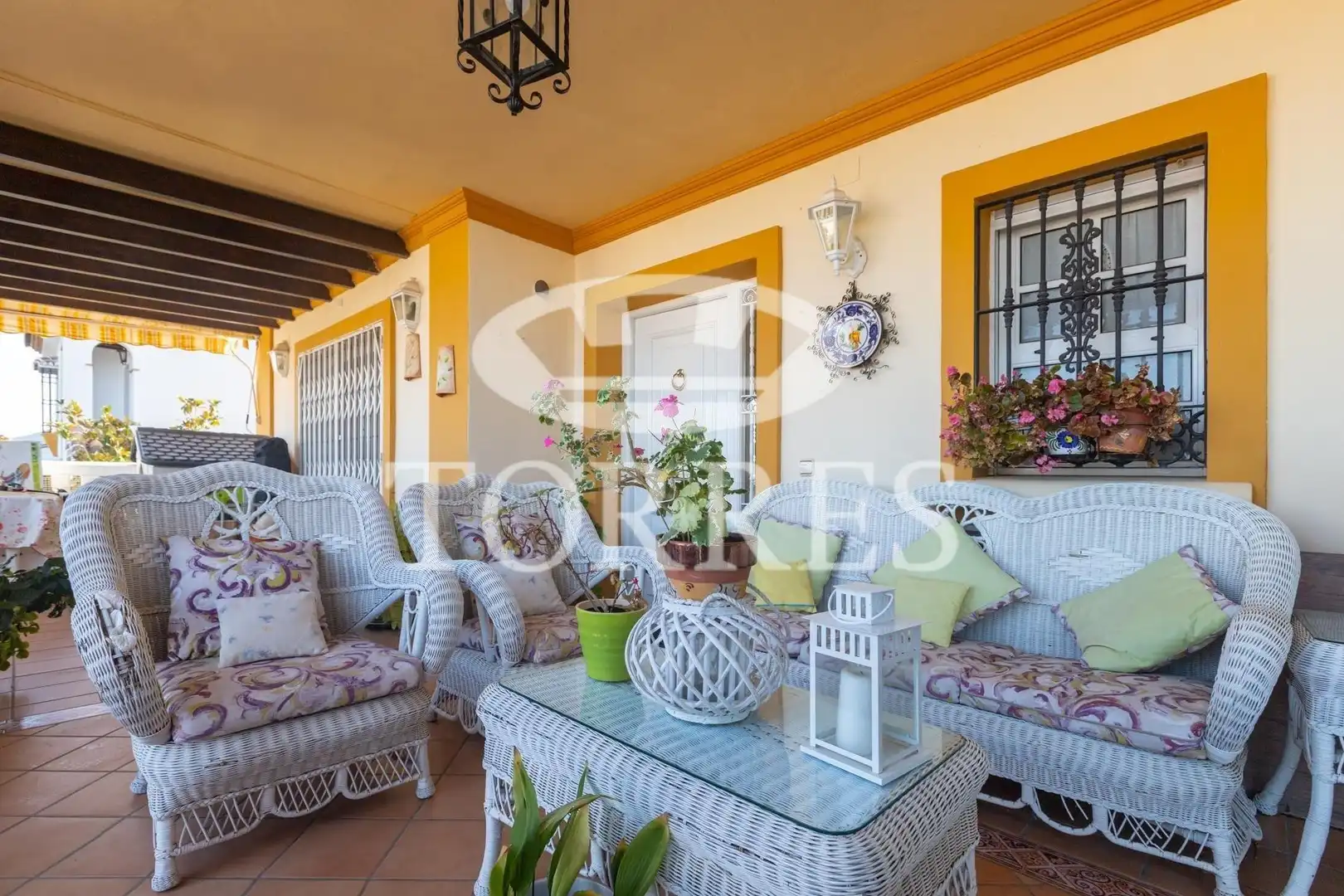 Terrassa de Casa o xalet en venda en Alhaurín de la Torre amb Aire condicionat, Calefacció i Jardí privat