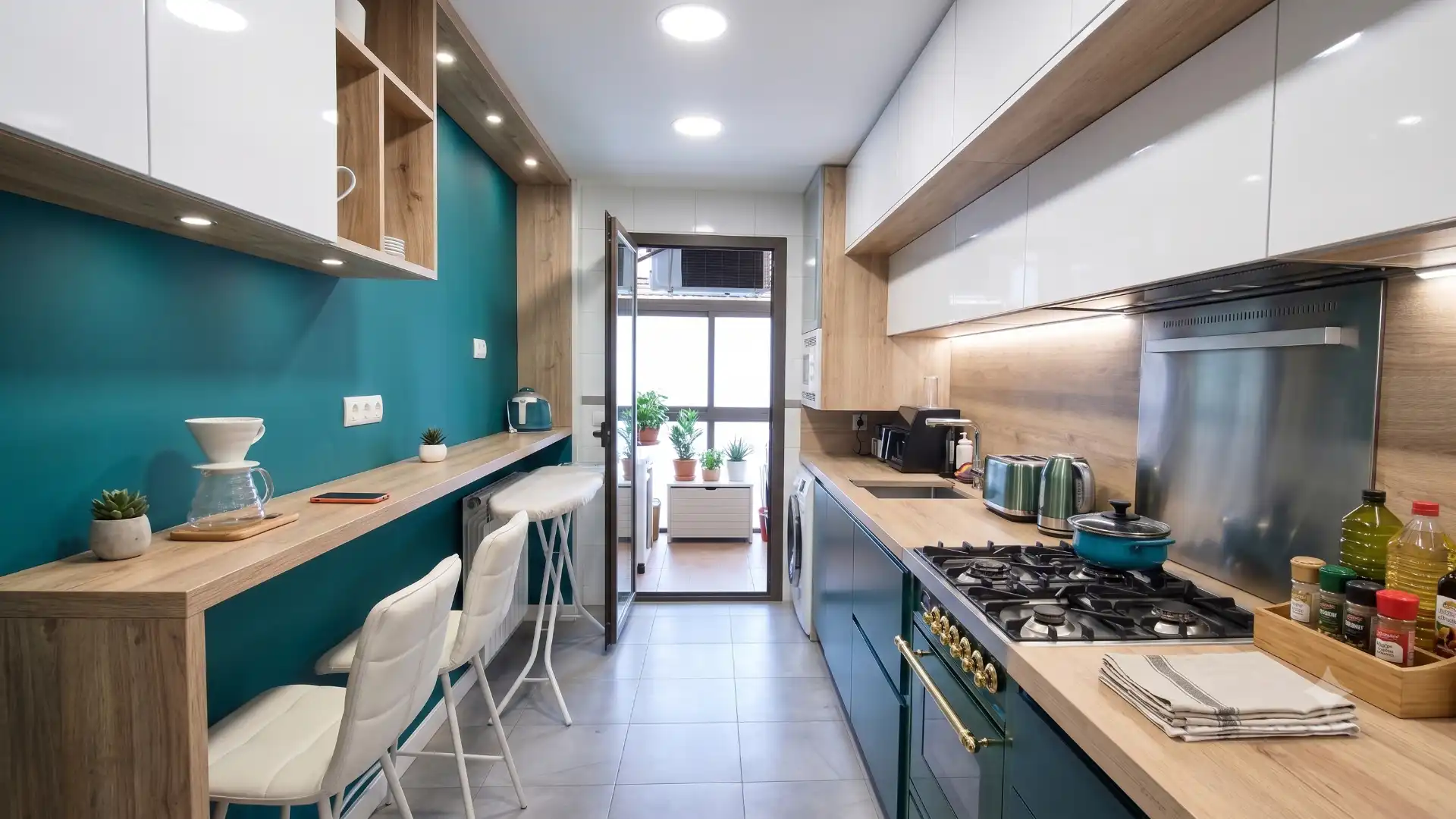 Cocina de Piso en venta en Rivas-Vaciamadrid con Aire acondicionado, Calefacción y Jardín privado