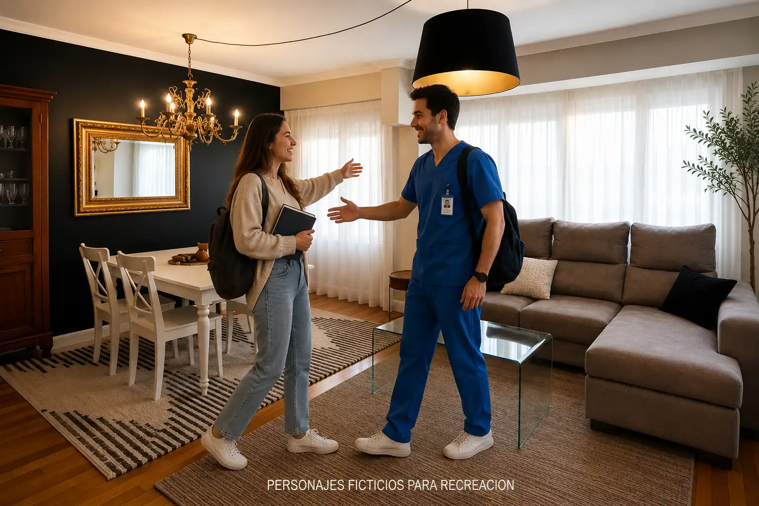 Habitación de Piso de alquiler en Santander con Amueblado y Horno