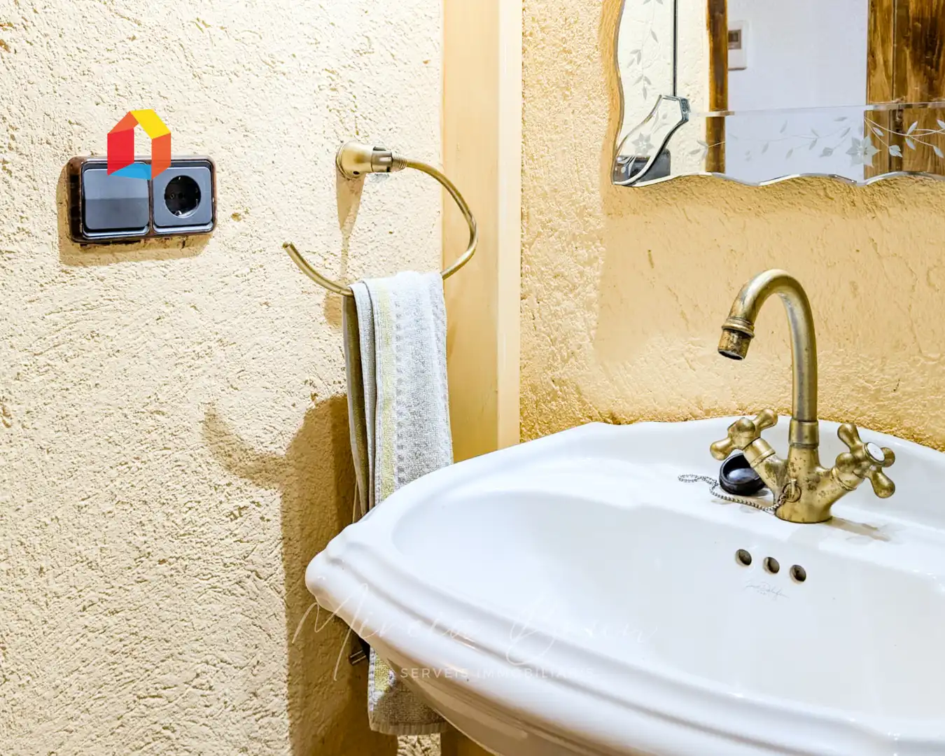 Baño de Casa adosada en venta en Seva con Calefacción