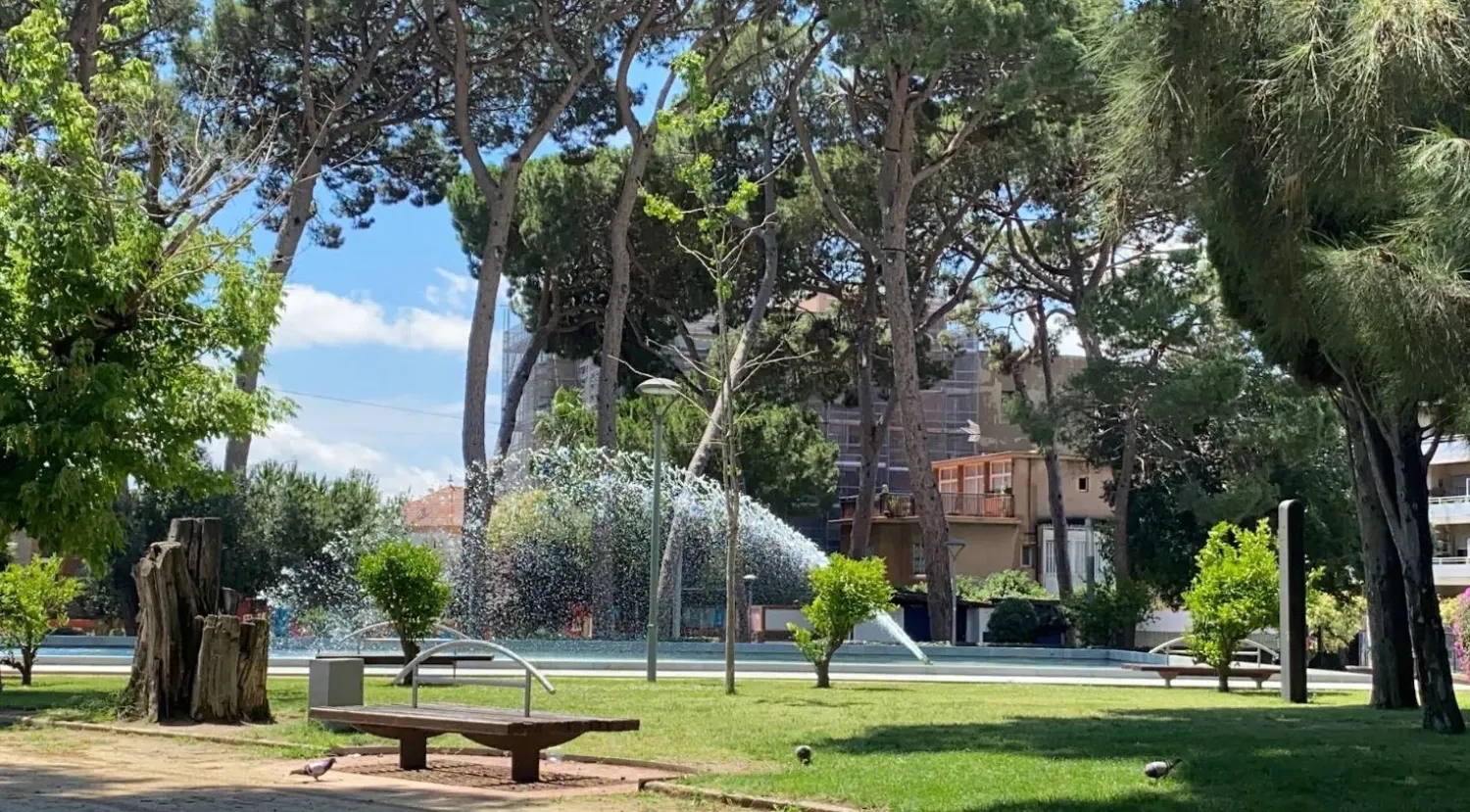 Garden of Attic to rent in Sant Feliu de Llobregat  with Air Conditioner, Heating and Furnished