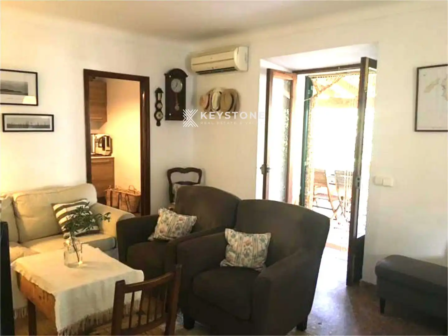 Sala de estar de Ático de alquiler en Andratx con Aire acondicionado y Terraza
