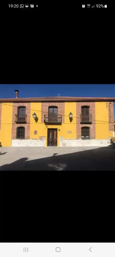 Vista exterior de Casa o chalet en venta en Cuéllar con Piscina y Balcón