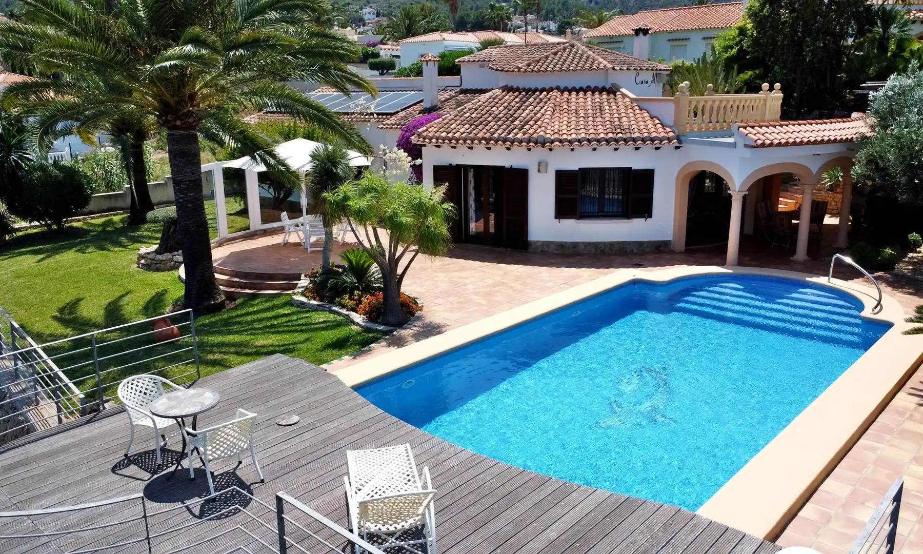 Swimming pool of Houses for sale in Dénia  with Air Conditioner, Heating and Private garden