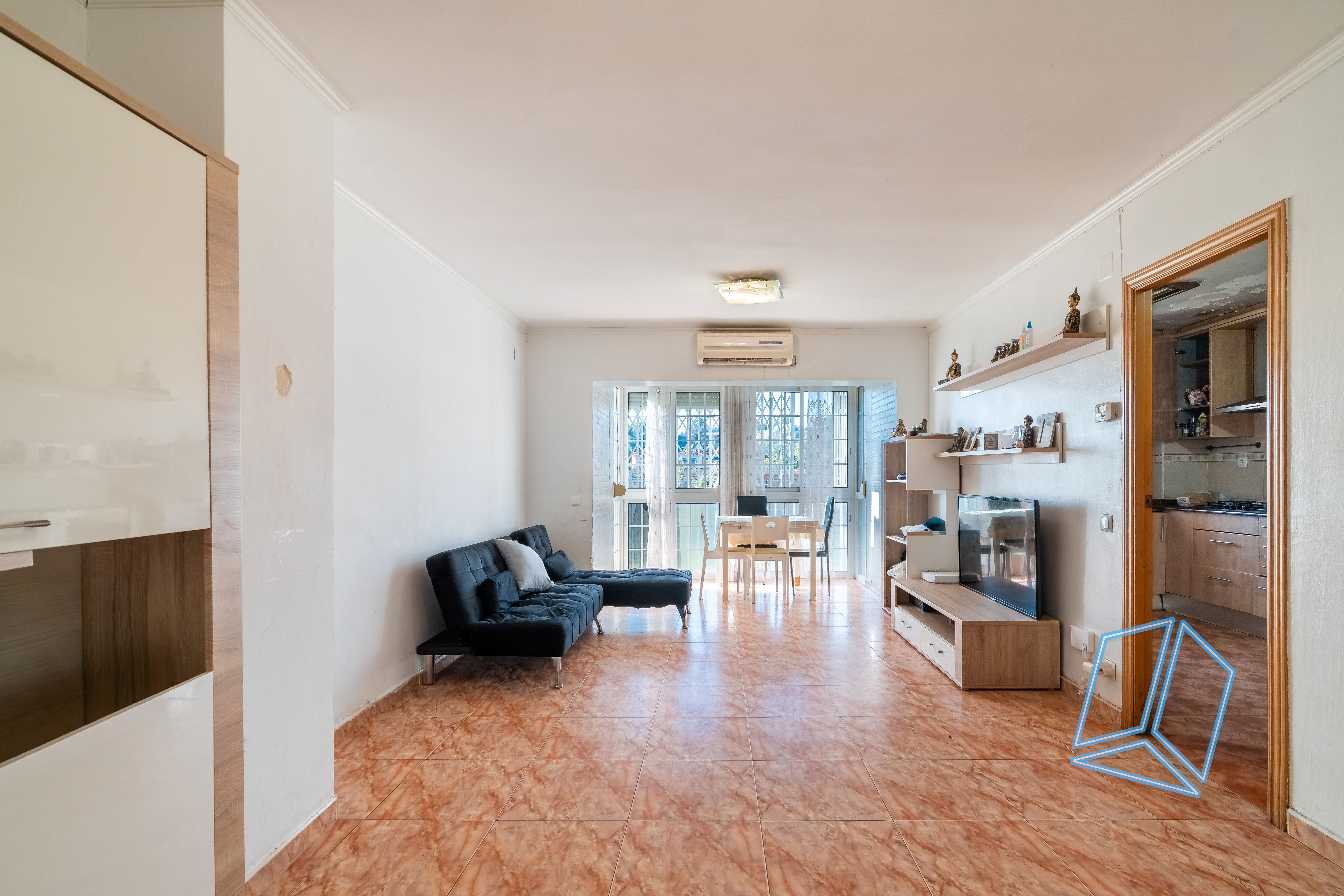 Living room of Flat for sale in  Barcelona Capital  with Heating