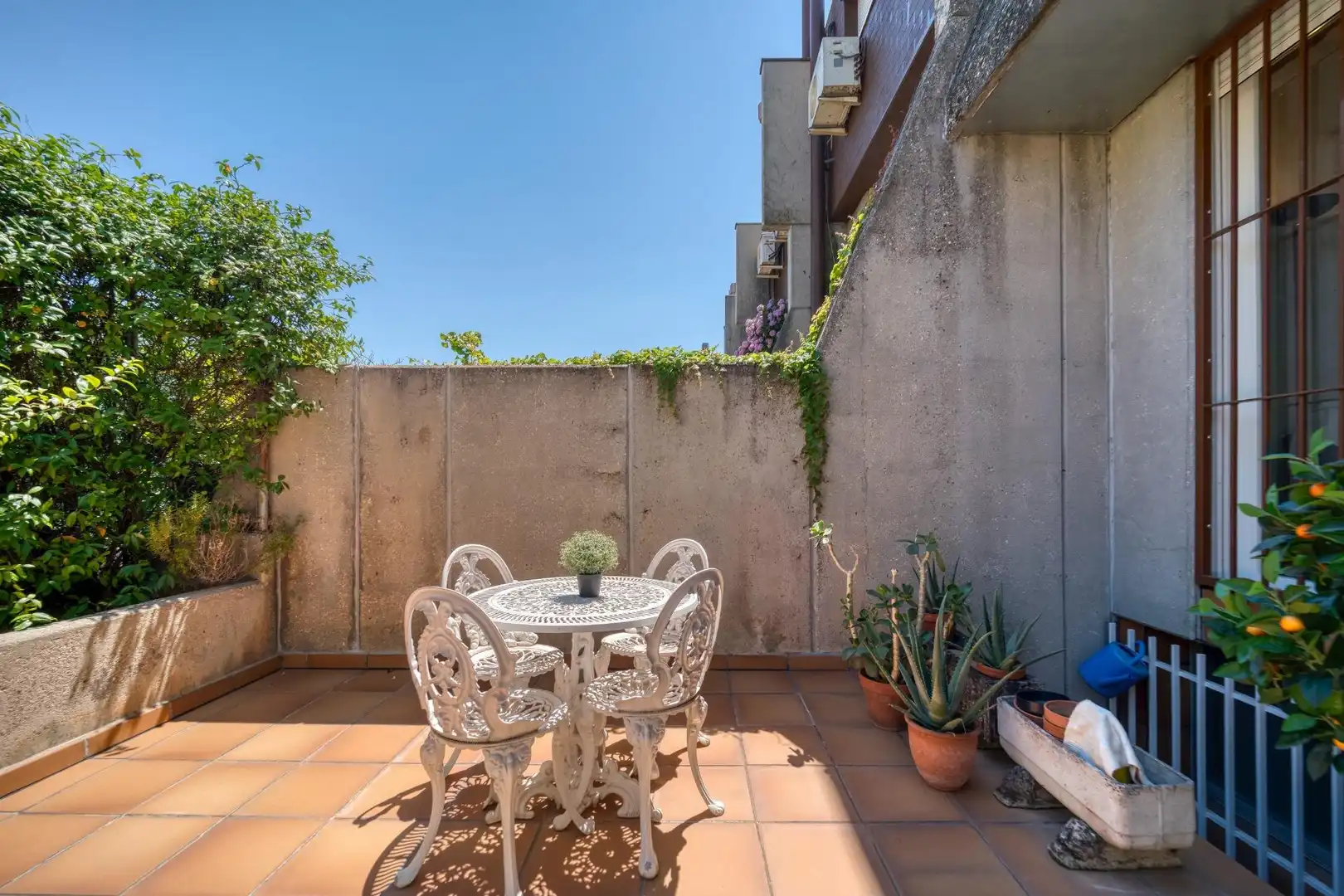 Terrace of Detached homes for sale in Pozuelo de Alarcón  with Air Conditioner, Heating and Private garden