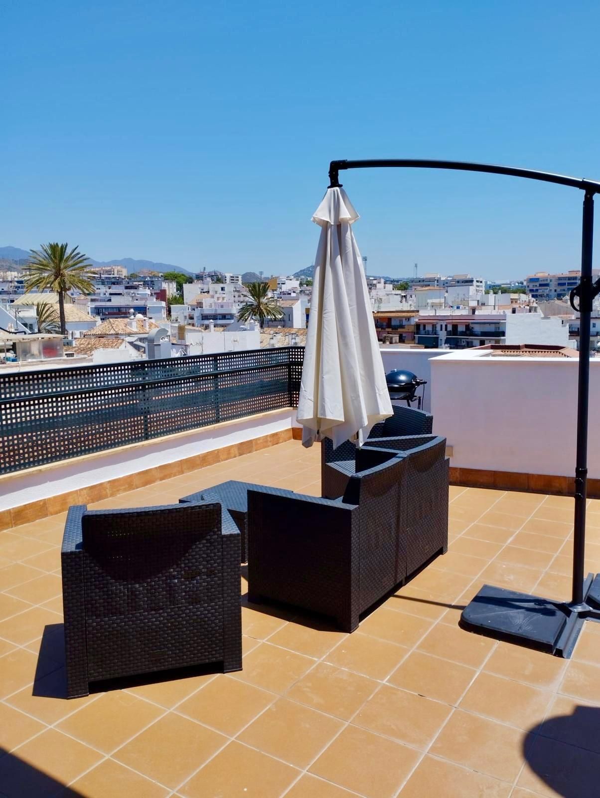 Terrace of Attic for rent in Marbella  with Air Conditioner, Terrace and Furnished