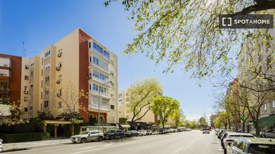 Vista exterior de Pis de lloguer en Madrid amb Aire condicionat, Calefacció i Moblat