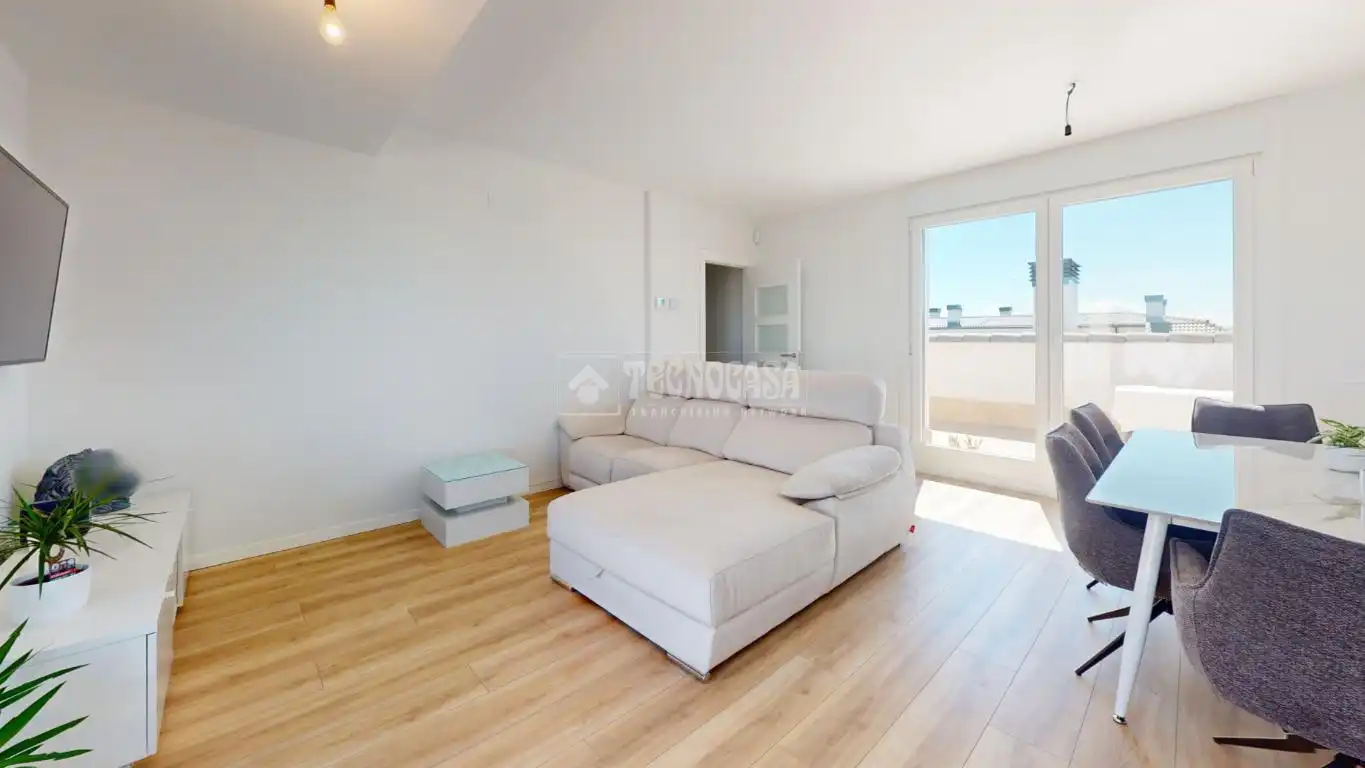 Wohnzimmer von Wohnung zum Verkauf in Villanueva de la Torre mit Parkett, Terrasse und Möbliert