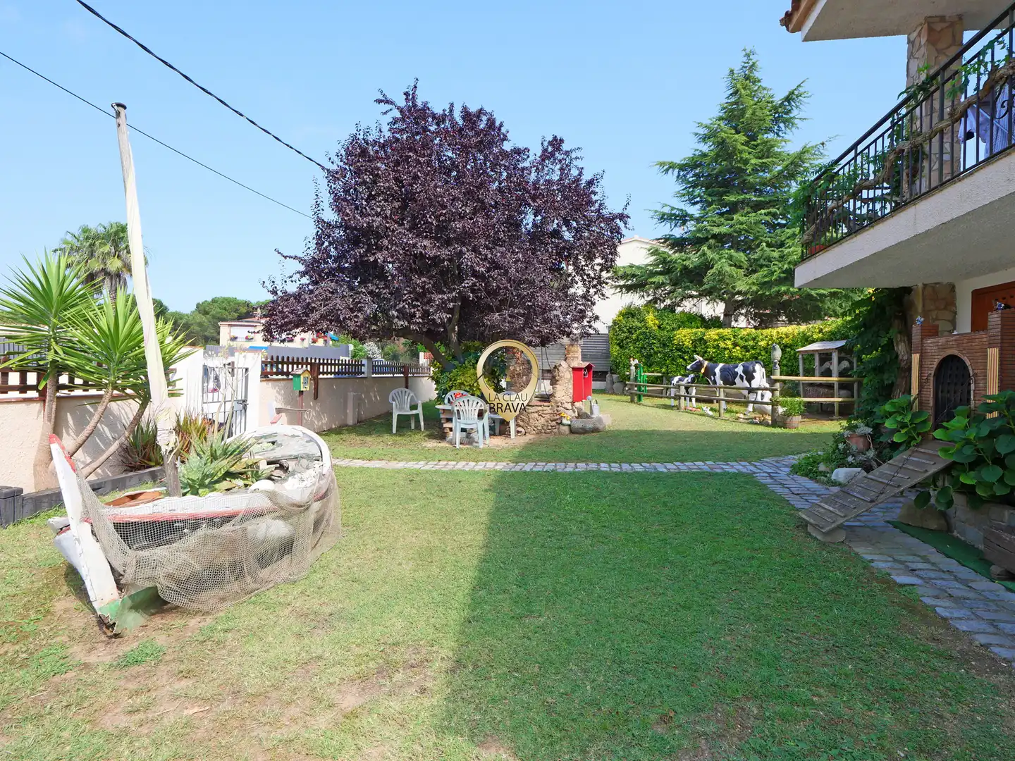 Jardí de Casa o xalet en venda en Santa Cristina d'Aro amb Calefacció, Jardí privat i Terrassa