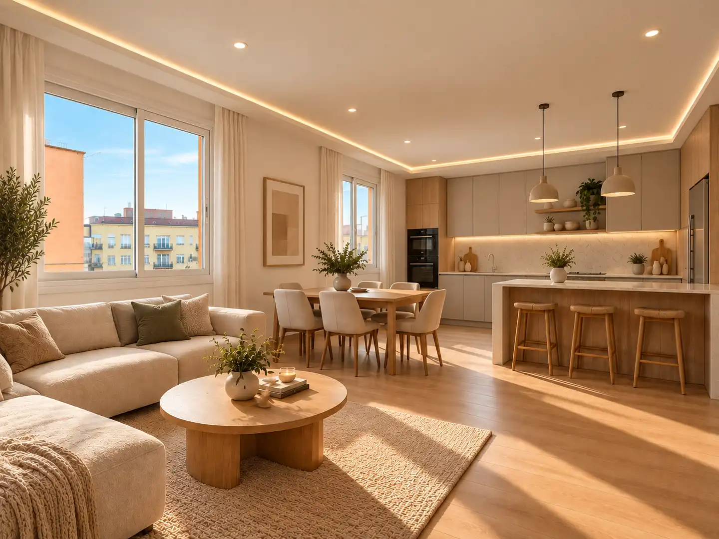 Living room of Flat for sale in Sant Martí
