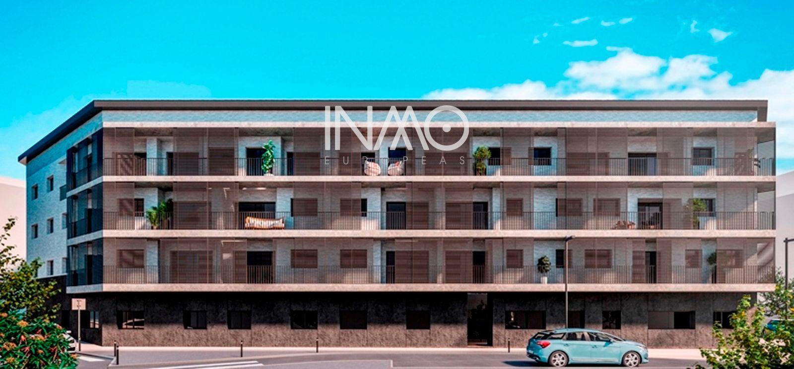 Vista exterior de Pis en venda en Rubí amb Aire condicionat i Terrassa