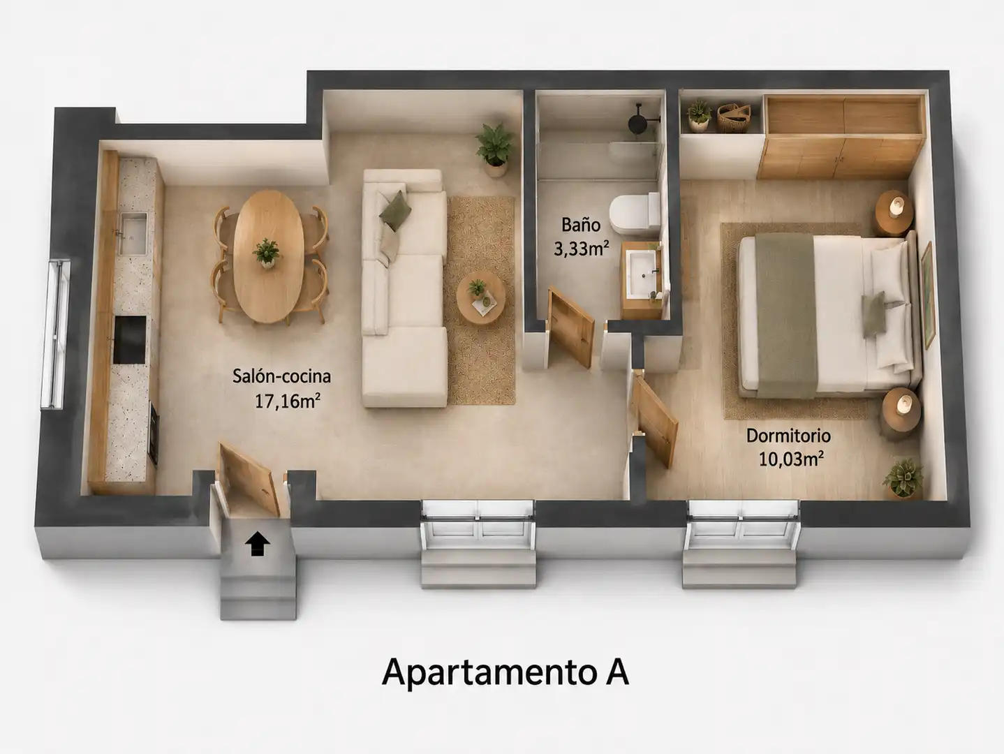 Apartments for sale in Santa Eulalia