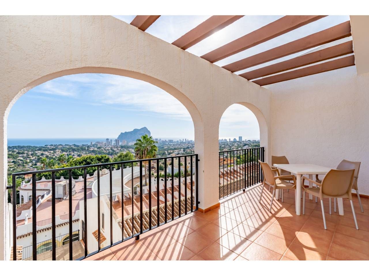 Terrassa de Casa adosada en venda en Calpe / Calp amb Aire condicionat, Terrassa i Moblat