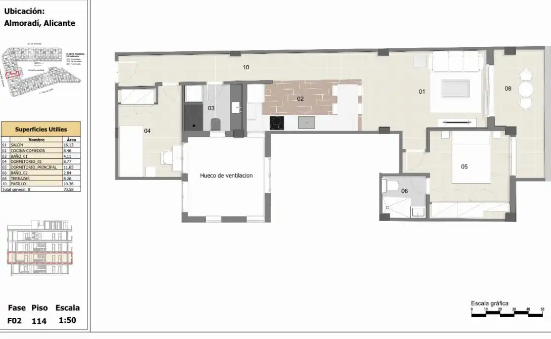 Piso en venta en Almoradí con Aire acondicionado, Calefacción y Terraza