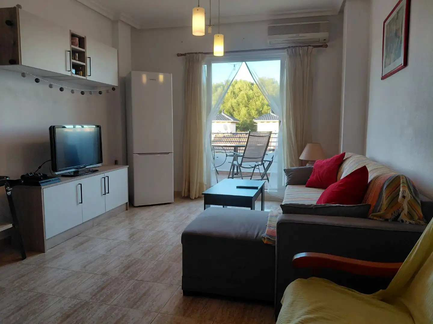 Living room of Flat for sale in Pilar de la Horadada  with Air Conditioner, Terrace and Balcony