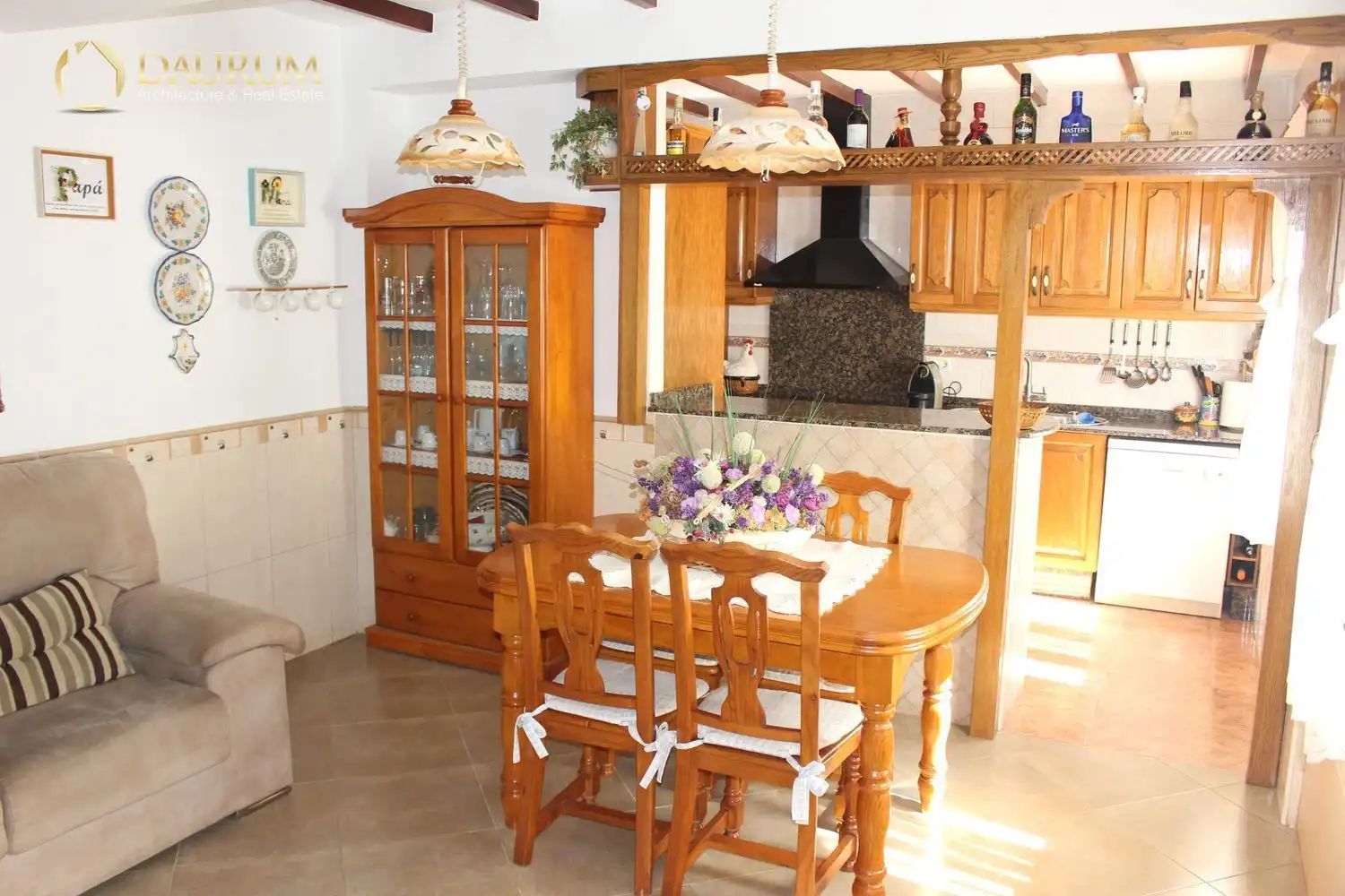 Cocina de Casa o chalet en venta en Tous con Aire acondicionado, Terraza y Trastero