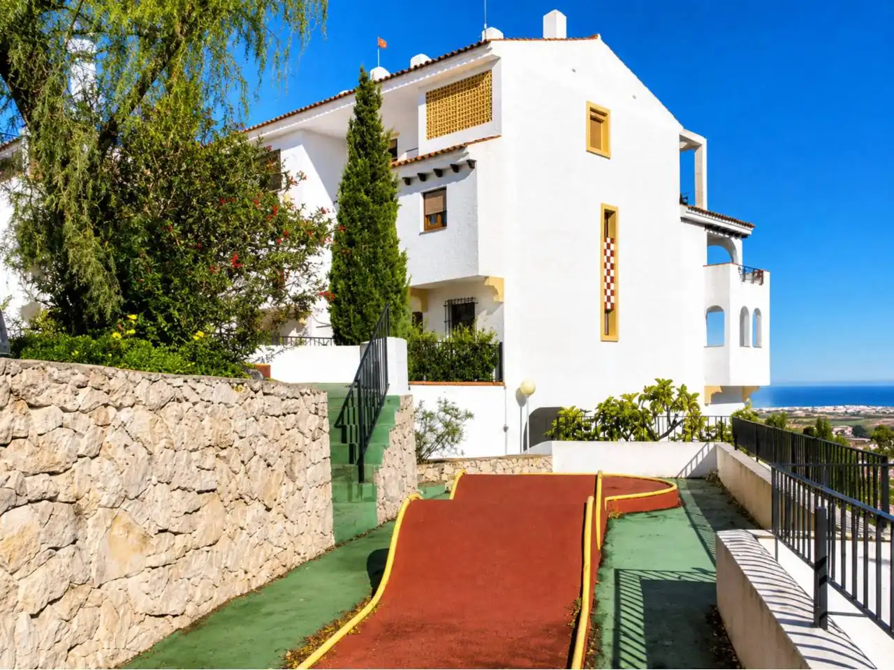 Exterior view of Flat for sale in Pego  with Air Conditioner, Swimming Pool and Furnished