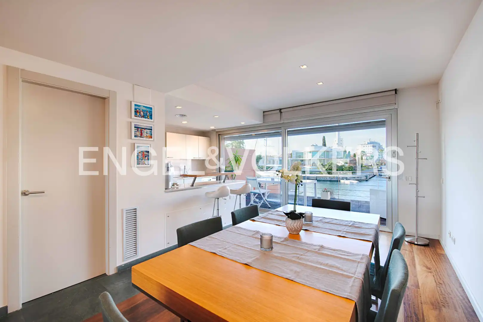 Dining room of Detached homes for sale in Empuriabrava  with Air Conditioner, Terrace and Swimming Pool