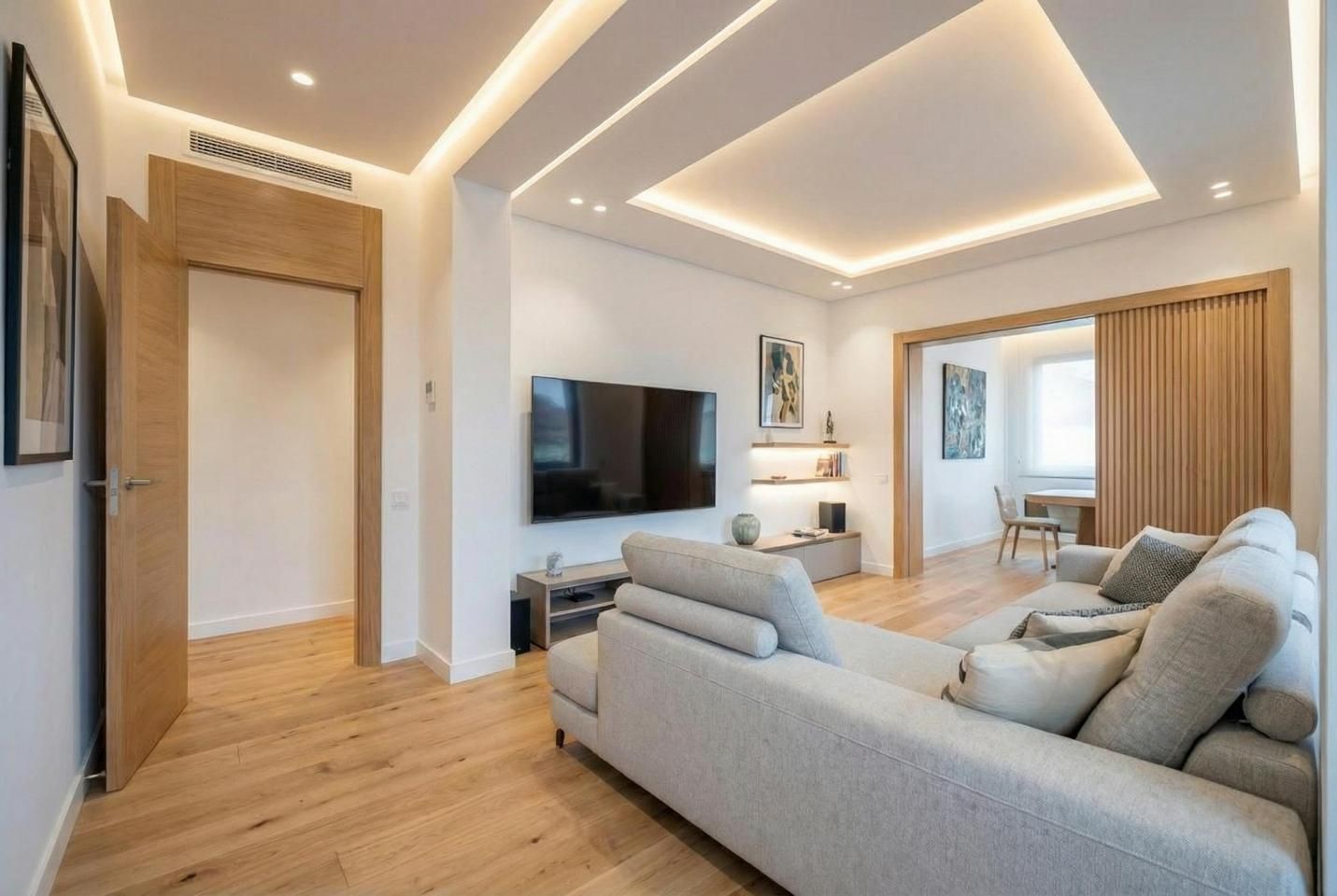 Sala d'estar de Pis en venda en Ávila Capital amb Calefacció, Parquet i Terrassa