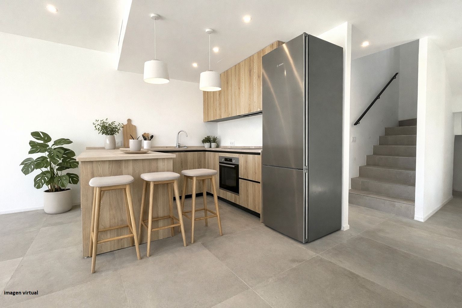 Cuina de Casa o xalet en venda en Llucmajor amb Aire condicionat, Jardí privat i Terrassa